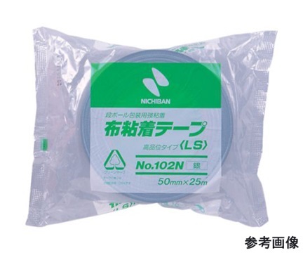 Băng keo vải 102N (màu bạc, 50mm x 25m) NICHIBAN 102N10-50