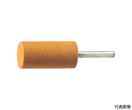 TRUSCO NAKAYAMA MO-021P Shaft-mounted grindstone WA (cylindrical type, Φ3 x 13 x 3mm, #80, 1 pack (10pcs))