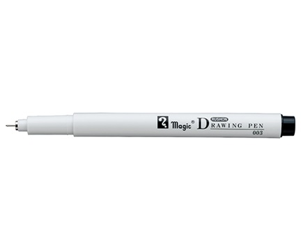 Teranishi Chemical Industry MRD-003-T1 LASSION Drawing Pen 003