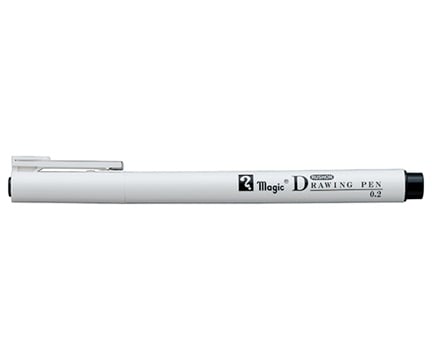 Teranishi Chemical Industry MRD-02-T1 LASSION Drawing Pen 0.2