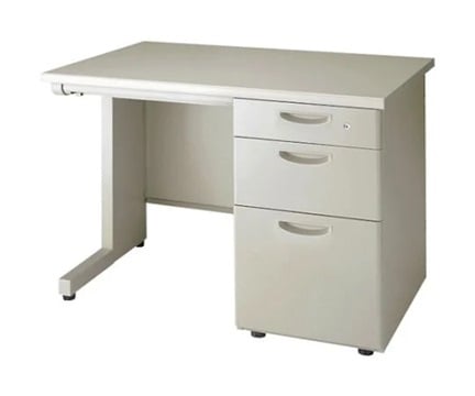Bàn làm việc có ngăn kéo bên hông (1000 x 700 x 700mm) NAIKI NELD107B-AWH
