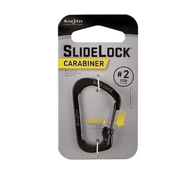 NITE IZE NI03051 Slide Lock Carabiner #2 Black