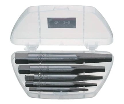 TRUSCO NAKAYAMA EXS-1815K Extractor Set Square 5 set Plastic Case