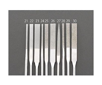 ESCO EA826VG-24 Diamond File (thin tip, flat, #325, 2.15x0.45mm)