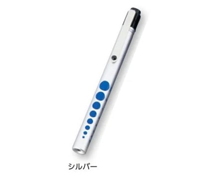 Nihon Koki Seisakusho 0-9271-21 Soft LED Alkapush Light Silver (φ12×137mm, 8 lumens)