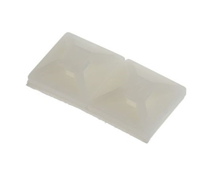 Đế buộc cáp (13mm x 13mm, 1 túi (50 cái)) HellermannTyton 151-01801 MB2A-PA66-WH