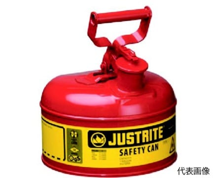 JUSTRITE J7110100 Safety Can Type 1 (4L, red, Zinc plated steel)
