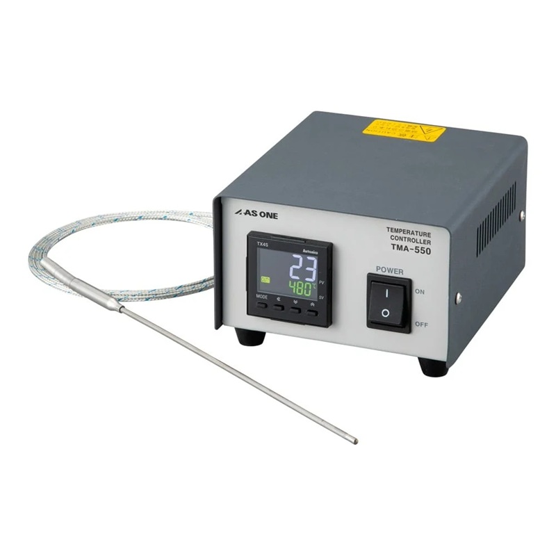 AS ONE 1-6124-11-90 TMAK-550K-F Digital Desktop Temperature Controller (0 - 500oC, K thermocouple, AC220V 50/60Hz)