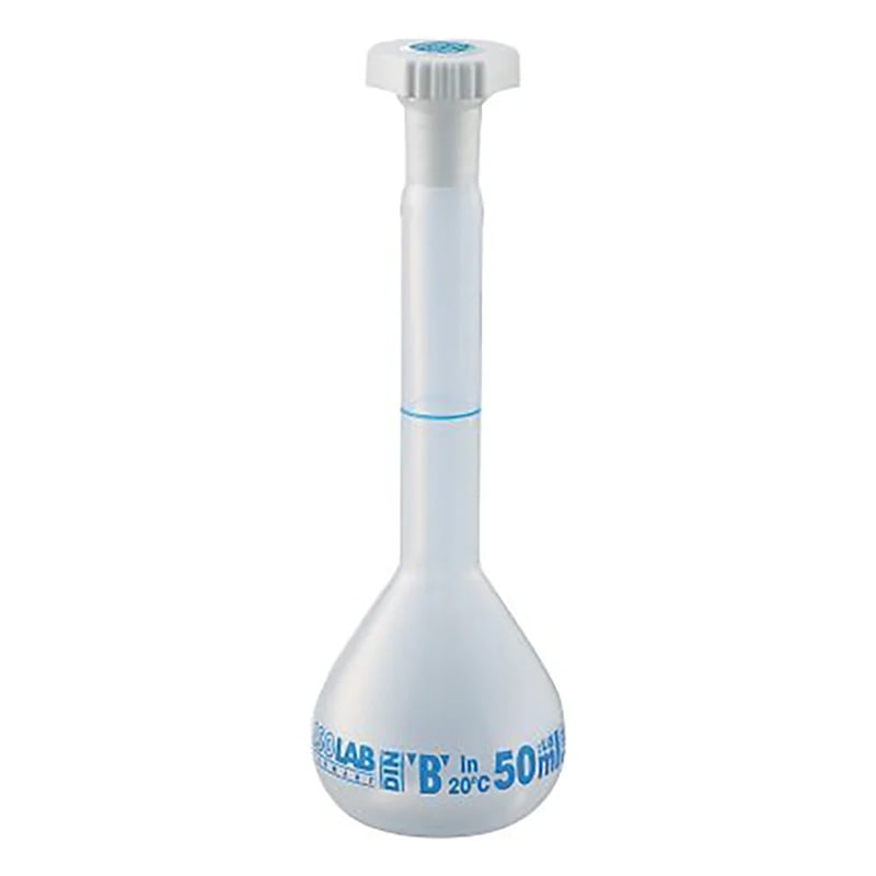 AS ONE 3-8265-02 014.03.050 PP Volumetric Flask 50mL