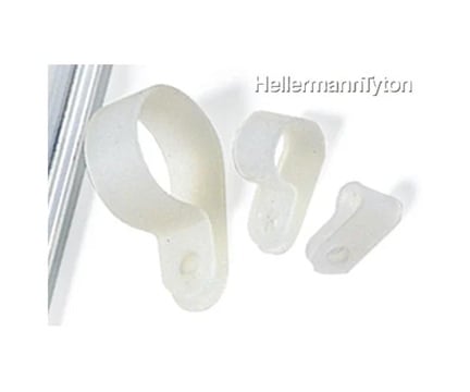 HellermannTyton AB-6N Nylon clip (1 bag (100 pieces))