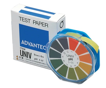 ADVANTEC 07011030 pH Test Paper Roll Type UNIV (pH 1-11)