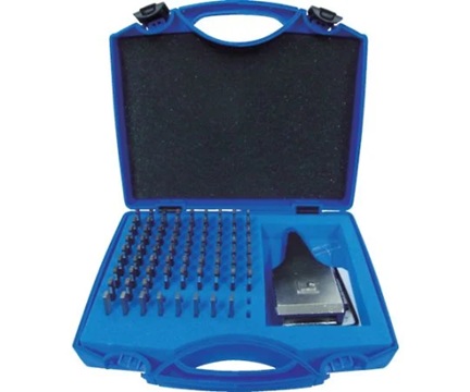 URATANI SHOJI UC-50AS High speed steel Precision union Carved Seal Set A 5.0mm