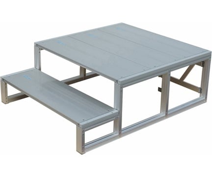 Bàn gấp bằng nhôm (W953×D900×H400mm) Need 64-8892-99