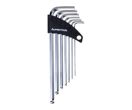 SUPER TOOL HKLB7S Hex Wrench 7-piece Set