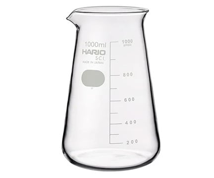 Cốc thủy tinh hình nón 1L HARIO CB-1L-SCI