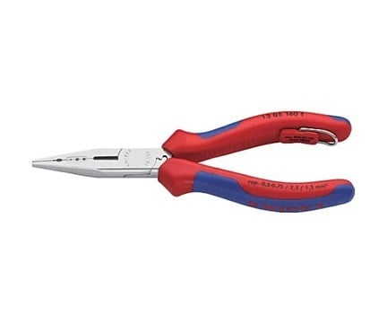 Kìm mũi nhọn chống rơi cho kỹ sư điện 160mm KNIPEX 1305-160T