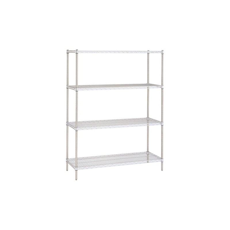 AS ONE 51-0232-01 All Stainless Steel (SUS304) Rack (457 x 609 x 1600mm)