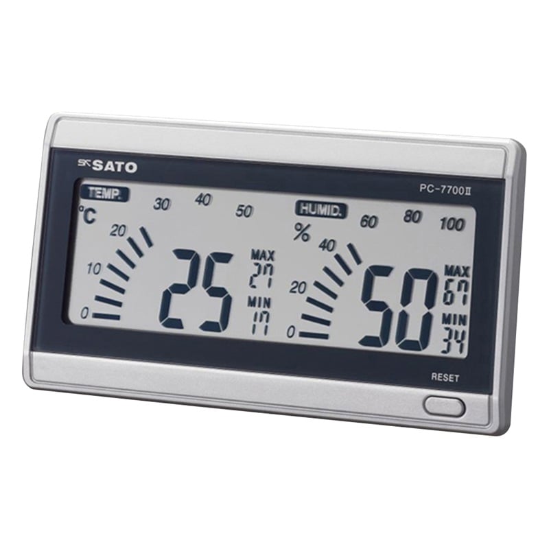 Sato Keiryoki Mfg PC-7700II Digital Thermo-Hygrometer (-10 - 50oC, 20 - 95%RH)