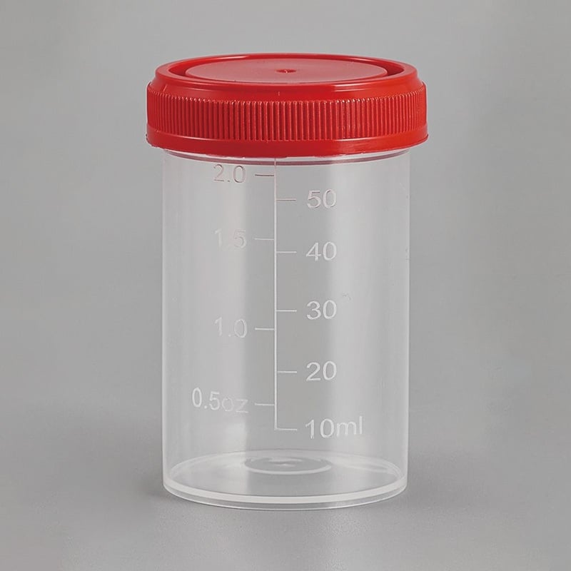 AS ONE 51-0089-01 Specimen Container for Food (60ml, 1 Bag (10 Pieces))