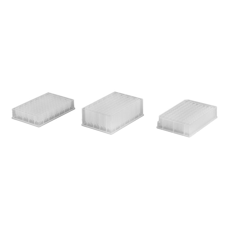 AS ONE 51-0168-01 96 Deep-Well Plate (100μl U-Bottom, 1 Box (10 Sheets/Bag x 10 Bags))