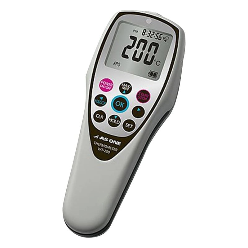 Nhiệt kế kỹ thuật số chống nước có chức năng cảnh báo HACCP (-40 - +250oC) AS ONE 2-3799-02 WT-200
