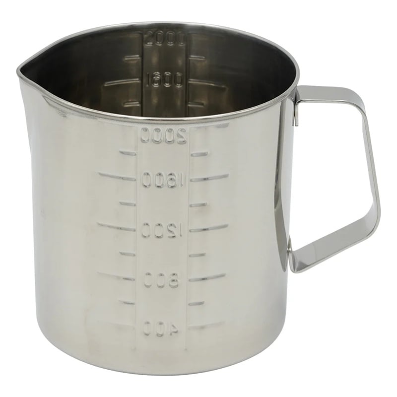 MARUYAMA STAINLESS 6-224-04 Stainless Steel Beaker 2L with Handle