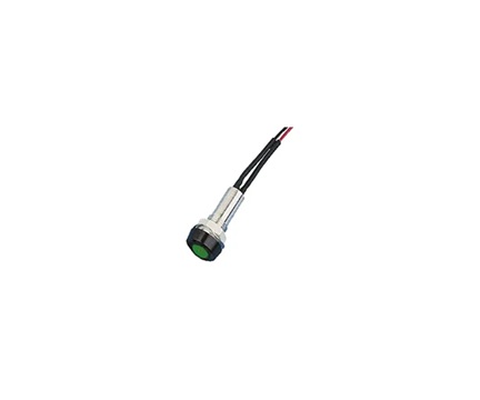 Oxley STR/LH/8/12/FL30/GN LED indicator green (8mm, 12V)