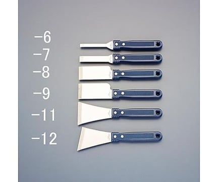 AS ONE 64-7878-64 EA589LE-12 Leather skiver (Stainless Steel/ Plastic Handle, 60mm)