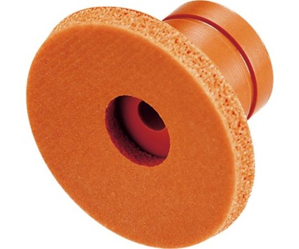 STAR SEIKI VAPH-30C-SP Suction pad with sponge (silicon, brown, 30 x 19mm)