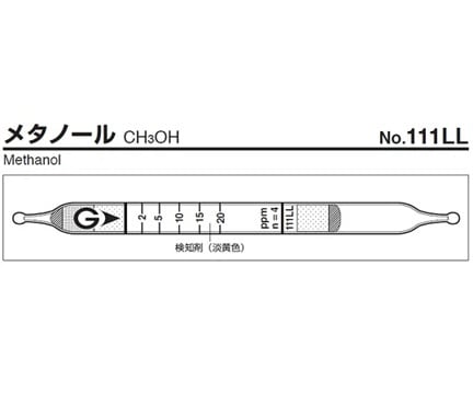 Ống dò khí Methanol (2 - 62ppm, 10 ống/ hộp) GASTEC 111LL