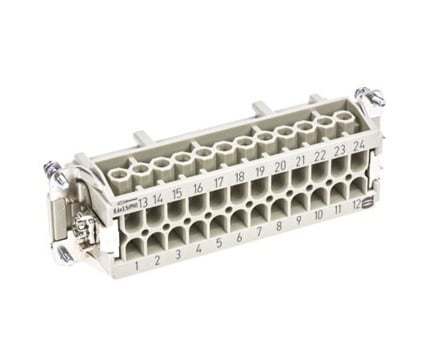HARTING 09330242701 Insert Han E Series Female 24 Pole 16A 500V