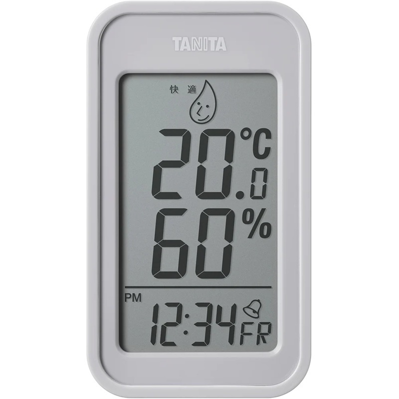 Nhiệt ẩm kế kỹ thuật số (màu xám, -5oC - 50oC, 20% - 95%) TANITA TT-589 GY