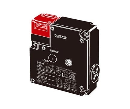 Khóa điện từ nhỏ/ Công tắc cửa an toàn OMRON D4NL-2HFG-B