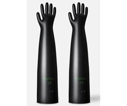 PIERCAN 10800BHP8.5E45 Butyl Gloves for Glove Box/ Isolator (152mm, 0.4mm)