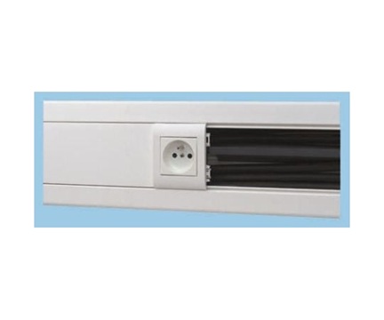 Planet-Wattohm 48016 Wiring Duct End Cap PVC (160 x 50mm)