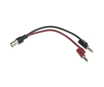 Pomona 3073 BNC Female to Banana Plug Test Lead Black Red (137mm, 500VAC)