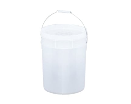 AS ONE 1-4619-01 HD-20 HDPE Sealed Tank White 20L