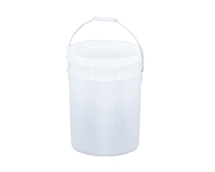 Thùng nhựa HDPE kín (màu trắng, 20L) AS ONE 1-4619-01 HD-20