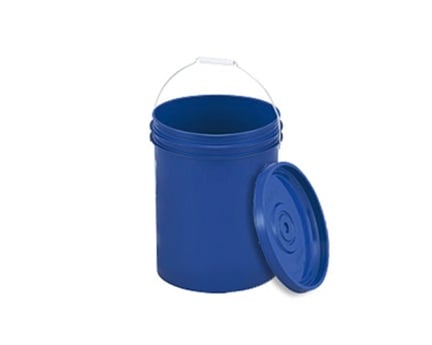 AS ONE 1-4619-02 HD-20 HDPE Sealed Tank Blue 20L