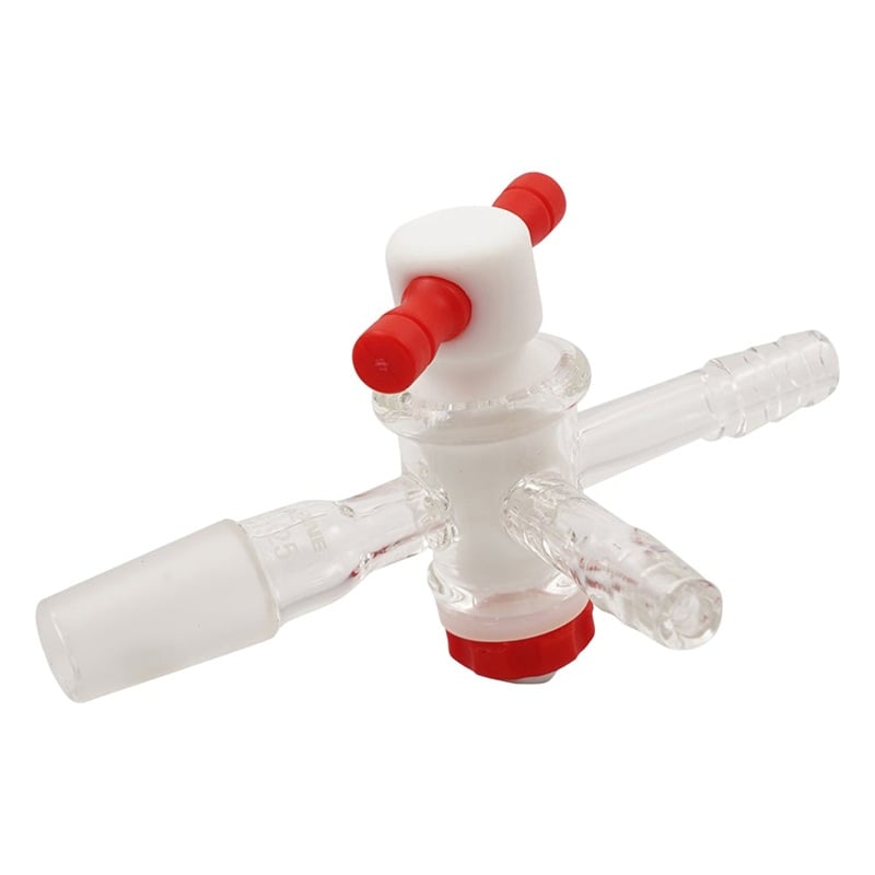 AS ONE 4-2660-01 TC1525 Three-Way Cock PTFE Type 15/25