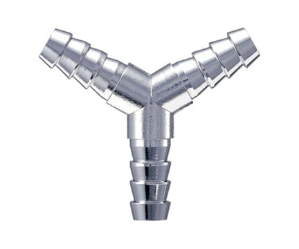 ASOH HY-3008 Three-way joint (with plating, φ8 x 18mm)