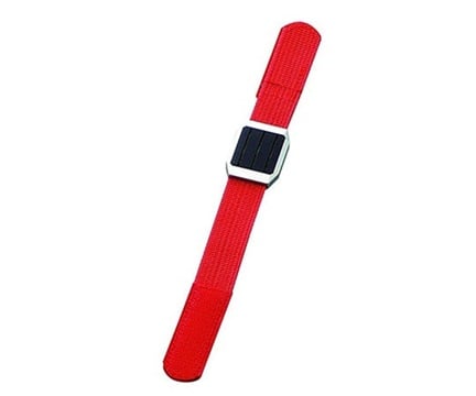 AS ONE 9-3005-05 Static Electricity Removing Wristband (Red, 15×230mm)