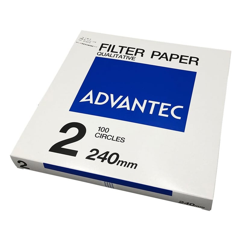 ADVANTEC 00021240 Qualitative Filter Paper No.2 (Φ240mm, 100pcs)