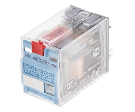 Releco C7-X10X / AC 230 V SPNO Non-Latching Relay PCB Mount (230VAC Coil, 6A)