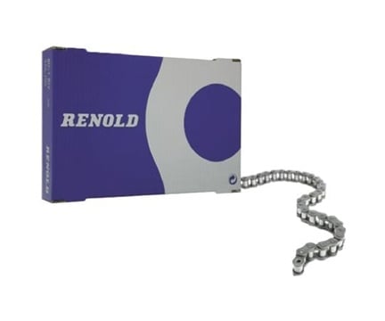 Renold 06B1X25FT Steel Roller Chain (Simplex Strands, 7.6m)