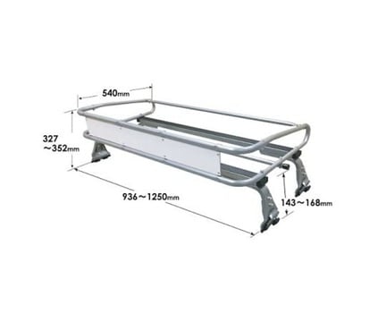 ROCKY ZM-650 Roof Carrier for Light Trucks, Rain Gutter Clamp