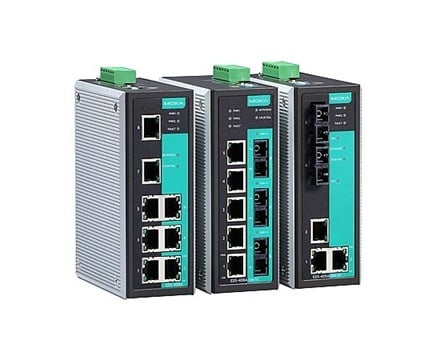 Bộ chuyển mạch Ethernet (6 cổng RJ45/2 cổng quang đa chế độ SC) Moxa EDS-408A-MM-SC