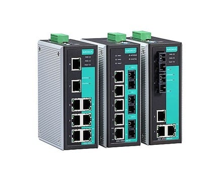 Moxa EDS-408A-MM-SC Industrial Managed Redundant Ethernet Switch (6-Port RJ45/ 2-Port Multimode Fiber SC)
