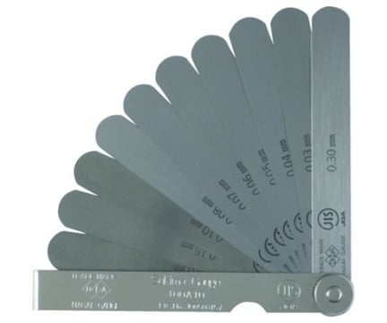Thước đo khe hở (tiêu chuẩn JIS, 25 chi tiết) NAGAI GAUGES 75A25