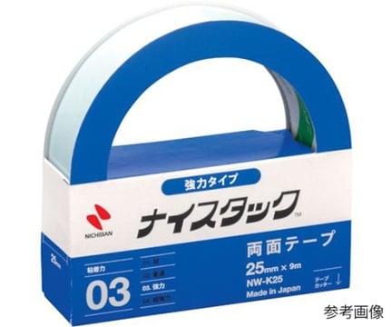 NICHIBAN NW-K25 Double-Sided Tape Nice Tack (Strong Type, 25mm x 9m)